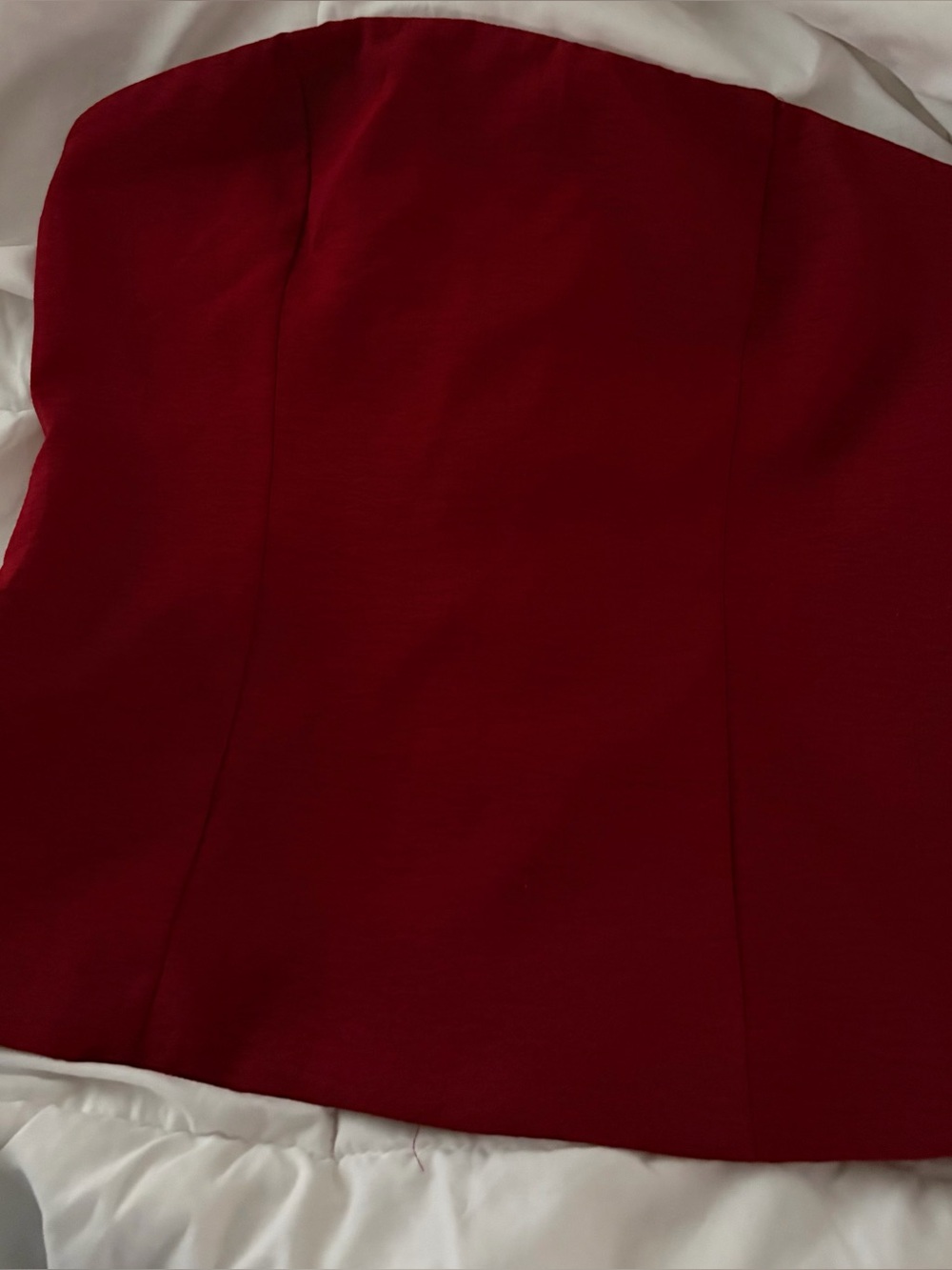 Emerson Long Women's Red Strapless Top